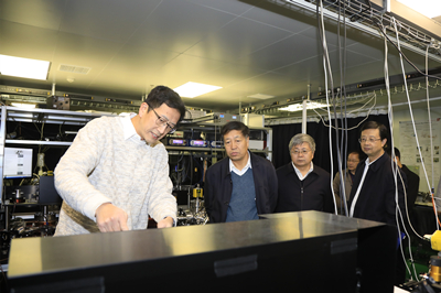 科技部基础研究司副司长郭志伟一行到中国科学技术大学调研试点国家实验室建设工作